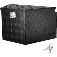 Vevor Anhänger-Zungenbox Anhängerbox Werkzeugkasten 838 x 483 x 457 mm, Aluminiumlegierung Anhängerbox-Aufbewahrung mit Schloss & Schlüsseln, Anhänger-Zungen-Werkzeugkiste für Wohnmobil usw.