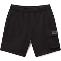 Napapijri Kurze Hose Herren Box Logo Cargo Black Beauty-XL