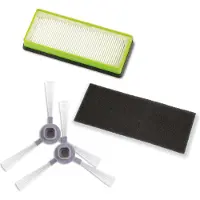 Rowenta Explorer Serie 80 Filter x2 und Bürsten x2 ZR177002, Filter & Bürste, Staubsaugerroboter, Schwarz, Grün, Grau, Weiß, , RR7877WH, RR7755WH, RR7875WH, RR7747WH, RR7865WH, 2 Stück(e)