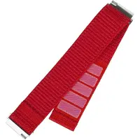 FIXED Nylon-Sportarmband mit Schnellverschluss 20 mm für Smartwatch rot