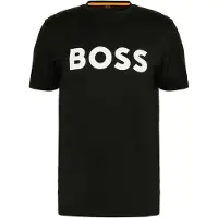 BOSS T-Shirt aus Baumwoll-Jersey mit großem Logo-Print Grösse L