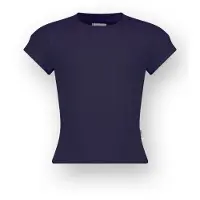 Vingino T-Shirt Icon-Crop rib tee Mädchen Blau 92