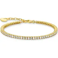 Thomas Sabo Tennis Armband Gold