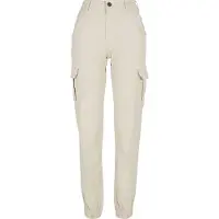 Urban Classics moderne Damen Jeans Stretch Taschen 320 g/m² mit Baumwolle Ecru-Weiß
