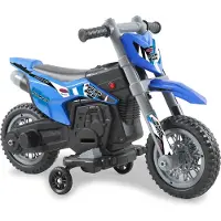 Jamara Ride-on Motorrad Power Bike blau 6V