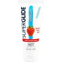 Hot Superglide Erdbeere - essbares Gleitmittel (75ml)