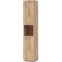 Vicco Badschrank Luna Eiche Wotan 37 x 190 cm, Model 36757