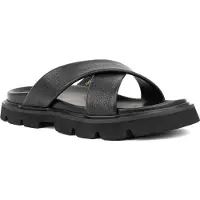 Sergio Moretti Herren Hausschuhe SMR3969-20281BLA Farbe: Schwarz Größe: 42