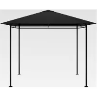Markenlos Gartenpavillon 3x3x2,7m Anthrazit 180g/m²