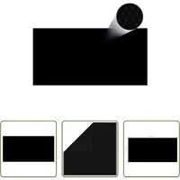 The Living Store Poolabdeckung Schwarz 549x274 cm PE