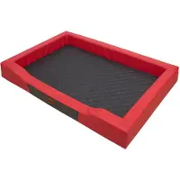 HOBBYDOG Hundebett Deluxe XXL – 120×80 cm, extra groß, wasserfest & komfortabel, , abnehmbarer Bezug, für große Hunde