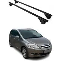 Omac Dachträger Grundtäger für Honda FR-V 2004-2009 75kg Metall Schwarz 2 tlg