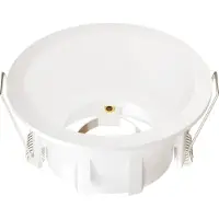 LEDVION - Einbaustrahler led weißer Runde, Ø85mm, dimmbar, Gu10 -Anpassung, Aluminium, IP20, moderner Deckenplatz