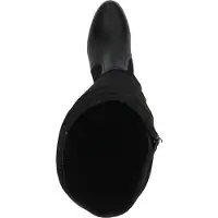 Caprice Damen Stiefel Langschaft Stretchschaft modernes Design edel 9-25517-41, Größe:37.5 EU, Farbe:Schwarz