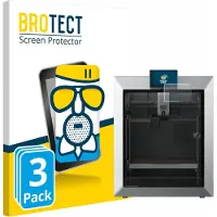 BROTECT 3x Entspiegelungs Schutzglas für Qidi Tech Q2 Schutzfolie Panzer Folie Glas Display Schutz matt