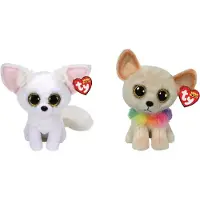 TY - Stofftiere - Beanie Boo's - Phoenix Fox & Chewey Chihuahua