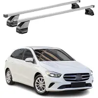 Menabo Dachträger für Mercedes B Klasse W247 2018-2025 75kg Stahl Silber 2x
