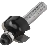 Wolfcraft Halb-Hohlkehl-Fräser, 8 mm Schaft, Metall - silberfarben