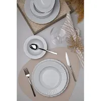 Hermia Concept , BSK18Y400, Tafelservice (18 Teile), Mehrfarbig, Porzellan, 27 x 27 cm