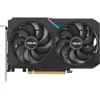 Asus Dual -RX6400-4G, Radeon RX 6400, 4 GB, GDDR6, PCI Express x16 4.0, 2 Lüfter