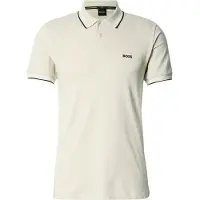 BOSS für Herren. 50506193 Polo Paul (XL), Beige, Lässig, Baumwolle, Kurzarm