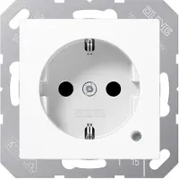 JUNG A1520BFKOWW SCHUKO-Steckdose mit Funktionsanzeige