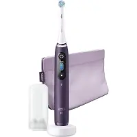 Oral-B iO Series 8, Erwachsener, Vibrierende Zahnbürste, Tägliche Pflege, Zahnfleischpflege, Sensibel, Whitening, Violett, Weiß, 2 min, Violett