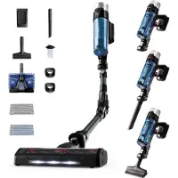 Rowenta RH20C2, 2-in-1-Stabstaubsauger, Beutellos, Schwarz, Blau, 0,4 l, Rechteckig, Trocken&Nass