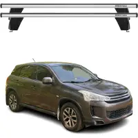 Omac Menabo Dachträger Grundtäger für Citroen C4 Aircross 2012-2017 75kg Alu Grau 2x