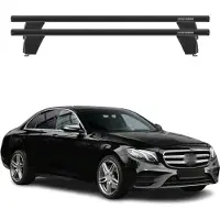 Menabo Dachträger für Mercedes E Klasse W213 2016-2020 ABE Aluminium Schwarz