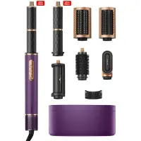 Dreame AirStyle Pro,7in1-Multistyler,Schnelltrocknend,2 Lockenaufsätze,Volumen für das Haar,glättende Bürste,Kräusel-Reduzierung,2026Neue Version,Lila