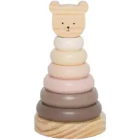 Jabadabado Teddy Stapelspielzeug, Natur, Babyspielzeug