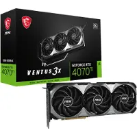 MSI GeForce RTX 4070 Ti VENTUS 3X E 12G OC - Grafikkarten