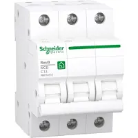 Schneider Electric Miniatur-Leitungsschutzschalter, Resi9 CX, 3 Pole, 13A, C, 6kA (R9F24313)