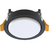 Nowodvorski Lighting Einbaustrahler, schwarz, Modell UNO von