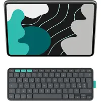 Logitech Flip Folio, QWERTZ, Deutsch, 1,9 cm, 1 mm, Apple, iPad Pro 13-inch (M4), iPad Air 13-inch (M2 & M3)