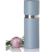 AdHoc MP432 Salzmühle oder Pfeffermühle Textura 15 cm | Edelstahl, Buche lackiert | Farbe: Light Blue