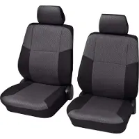 Petex Auto Sitzbezüge für Vordersitze 4-teilig - Sylt schwarz, Eco Class mit SAB 2 | Autositzbezüge / Schonbezüge von