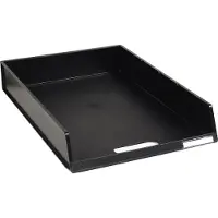Exacompta 11014D 6x Briefablage C4 Plus Classic, 34,5 x 24,6 x 59 mm, ideal für Ihre Organisation, robust, stapelbar - schwarz