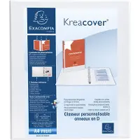 Exacompta 51826E, Konventioneller Dateiordner, A4, Polypropylen (PP), Weiß, 320 mm, 277 mm