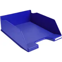 Exacompta 115104D, Polystyrene, Blau, A4, 347 x 255 x 103 mm