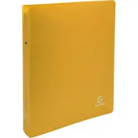 Exacompta Ringbuch 2 Ringe Polypropylen A4 Maxi Gelb 15 Stück