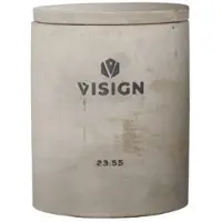 Visign Nature Duftkerze "23:55" - Beton - 220g