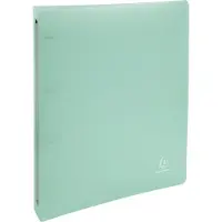 Exacompta 51973E 15x Ringbuch A4+ PP, 4 Ringe 30mm, Chromaline Pastell - Pastellgrün