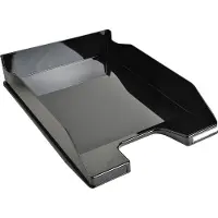 Exacompta Briefablage Classic 113214D Polystyrol 500 Blatt Schwarz 65 x 25,5 x 34,6 cm 6 Stück