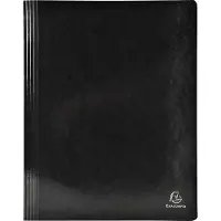 Exacompta Iderama Schnellhefter DIN A4 Schwarz Beschichteter Karton 355 g/m2 25 Stück
