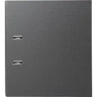 Exacompta 53601E 10x Ordner Prem'Touch, Rückenbreite 80mm, 32x8x29 cm für DIN A4, Office by me - Schwarz