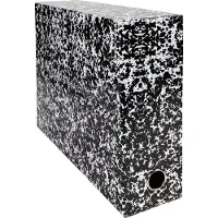 Exacompta 89726E 5x Transferbox, Rücken 90mm, 25x33cm für DIN A4 - Annonay - Weiß