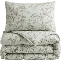 Royal Textile Sleeptime All-in one Lazy Bettdecke Fir Grün 140 x 200 Mit Kissenbezug cm