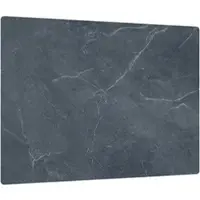 Allboards Glas Herdabdeckplatte Schneidebrett ANTHRAZIT MARMOR 52×60 cm Multi-Platte Arbeitsplatte Herdschutz Deko für Küchen Gehärtetes
